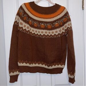 Fall Pumpkin Sweater